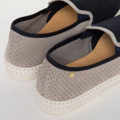 Classic Daim Match Gris Marine(Rivsuedematch3084) -Rivieras Boutique A4A6025