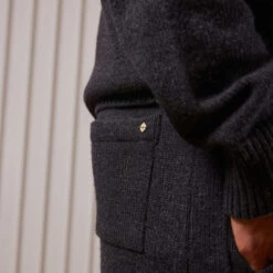 TR-AMALFI(Pantalon Droit En Maille Jersey 1) -Rivieras Boutique amalfianthracite