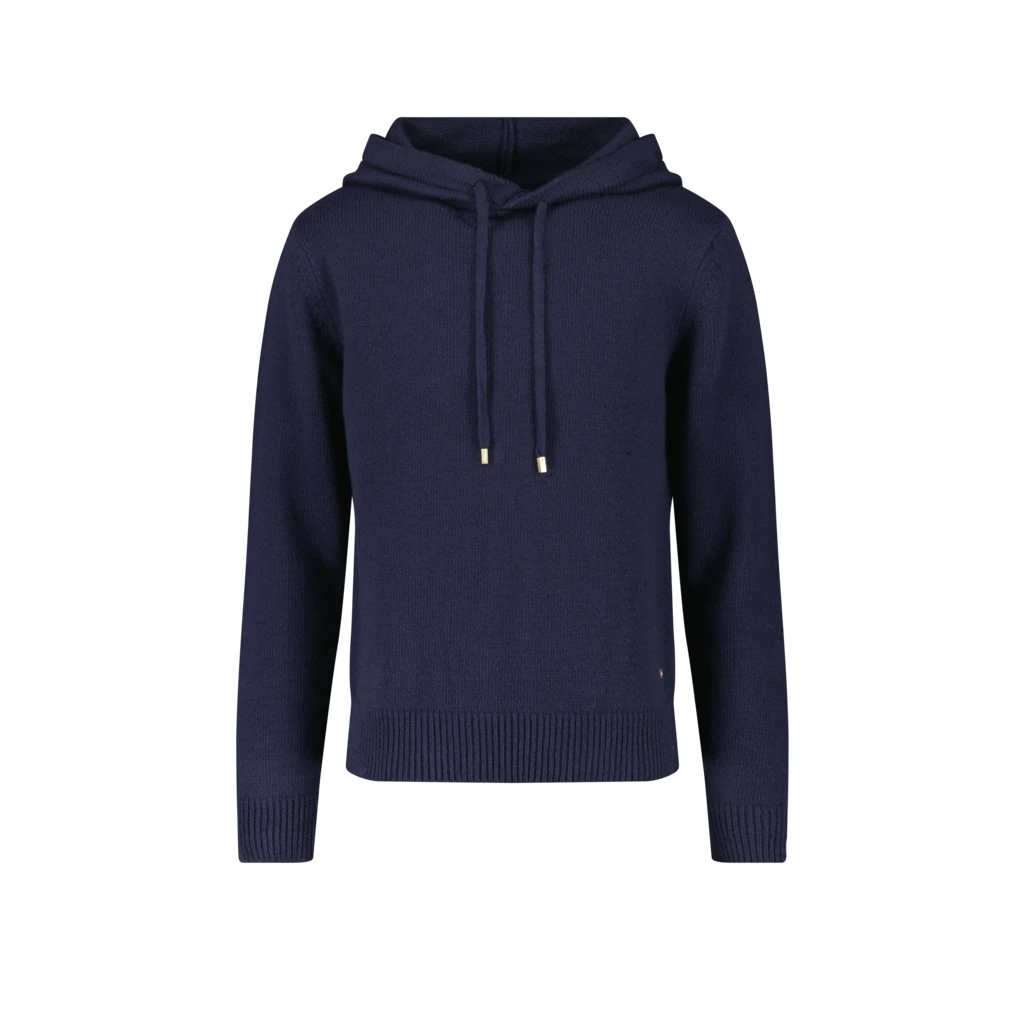 Pull Capuche Marine(Pull A Capuche Maille Jersey) 3 Pull Capuche Marine(Pull A Capuche Maille Jersey)