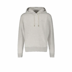Sweat Capuche Gris Chiné(Sweat A Capuche Et Poche Avec Broderie Sur La Poitrine)