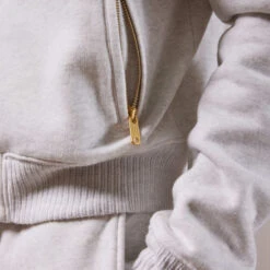 Sweatshirt Zippé Gris Chiné(Copie De Sweat Zippe Avec Broderie Sur La Poitrine) -Rivieras Boutique custom resized 6d346f1a 9738 40ec bad0 297de1efe009