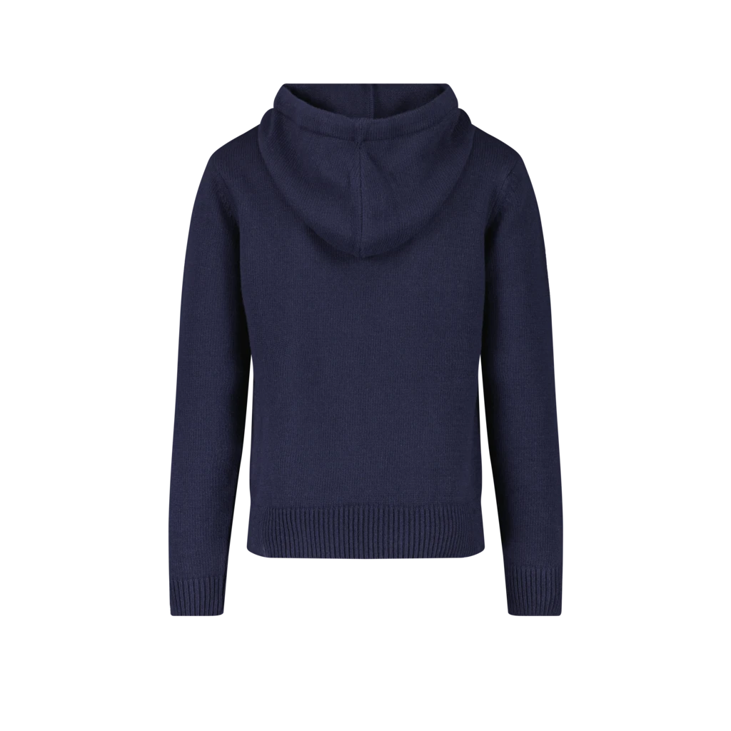 Pull Capuche Marine(Pull A Capuche Maille Jersey) 4 Pull Capuche Marine(Pull A Capuche Maille Jersey) – Image 2