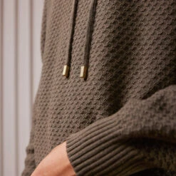 Pull Capuche Kaki(Pull A Capuche En Maille Losange 1) -Rivieras Boutique custom resized dfec91b9 3bef 44fa 8e77 731967e823d2