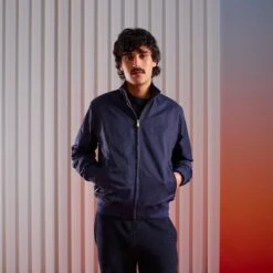 Veste Zippée Marine(Zip Jacket Navy) -Rivieras Boutique rivieras clothes blouson zip marine BL05 CL30 c4b697c6 d227 4822 88b1 888f5ade6857