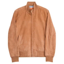 Blouson Cuir Zippé Beige(Zip Leather Jacket Beige) -Rivieras Boutique rivieras clothes blouson zip suede BLC07 CL00 a665db1b 22ef 4290 8b59 b182f14e814d