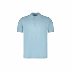 Polo Classique En Maille Bleu Ciel(Skyblue Classic Knitted Polo Shirt)