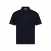 Polo Éponge à Bouton Marine(Navy Button Down Terrycloth Polo Shirt) -Rivieras Boutique rivieras clothes polo navy PANORMOS CL01