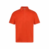 Polo à Bouton Orange En éponge(Orange Button Down Terrycloth Polo Shirt) -Rivieras Boutique rivieras clothes polo orange PANORMOS CL01