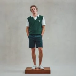 Pull Sans Manches Vert(Green Sleeveless Sweater) -Rivieras Boutique rivieras clothes pullover green LAGOS CL03