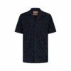 Chemise En Éponge Fantaisie Marine(Navy Fancy Terry Shirt) -Rivieras Boutique rivieras clothes shirt navy CASABLANCA CL01