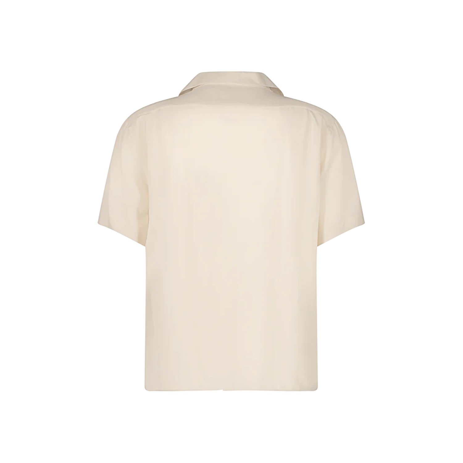Chemise En Viscose Légère Blanche(White Lightweight Viscose Shirt) 4 Chemise En Viscose Légère Blanche(White Lightweight Viscose Shirt) – Image 2