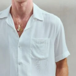 Chemise En Viscose Légère Blanche(White Lightweight Viscose Shirt) 12 Chemise En Viscose Légère Blanche(White Lightweight Viscose Shirt) -Rivieras Boutique rivieras clothes shirt white ACAPULCO CL05