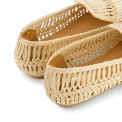 Jazz Raphia Tressé(Jazz Raffia Tresse) -Rivieras Boutique rivieras shoes jazz raffia beige J120 SH20