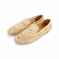 Jazz Raphia Tressé(Jazz Raffia Tresse) -Rivieras Boutique rivieras shoes jazz raffia beige J120 SH30