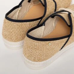 Lacets Nudude Beige Marine(Rivlacets4051) 9 Lacets Nudude Beige Marine(Rivlacets4051) -Rivieras Boutique rivieras shoes lace nudude navy 4051 SH30